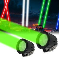 Lampe Laser bleue et verte et rouge pour voiture Led travail ATV Spot faisceau Pod LED Laser fouet lumière pour chariot élévateur pour moto