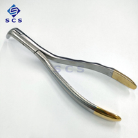 Outil dentaire manuel Instrument d'extraction de racines résiduelles Pinces pour outil dentaire en métal