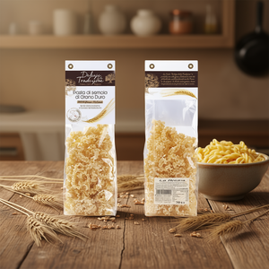 La Riccia Traditional Dried Durum <b>Wheat</b> <b>Pasta</b> 250g Pack of 10 Pcs in Bag Unrefined Special Shape <b>Pasta</b> Delights Italy - Product Image 3