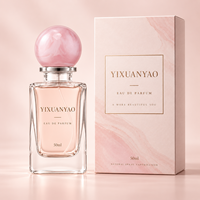 Flacon de parfum élégant pour femmes 30ml 50ml 100ml Flacon en verre vide avec emballage personnalisé