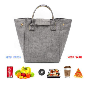 New Eco-friendly Thermal <b>Bag</b> Food Carry <b>Tote</b> Office Bento <b>Bag</b> Insulated Oxford <b>Lunch</b> Cooler <b>Tote</b> <b>Bag</b> for Food - Product Image 6
