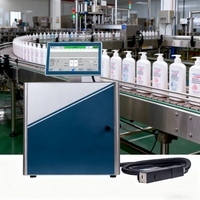 Impresora Automática de Fecha, Impresora de Inyección de Tinta Continua Cij, Máquina de Codificación DOCOD LD-S1000 para Latas, Cables, Envases, Frascos, Botellas y Alambres