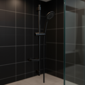 Sistema de Ducha Catania Complete con Riel Deslizante de 64 cm en Negro Mate - Product Image 3