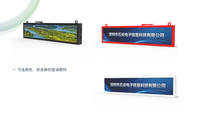 Moniteur LCD industriel ultra-large de 24 pouces, écran barre étiré haute résolution, WIFI, IA, publicité, animation, sans pilote