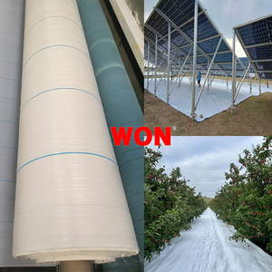 6 फीट 250 फीट x फीट सफेद भू-कपड़ा कपड़ा खरपतवार बाधा भूमि 15 साल के इनडोर जीवनकाल - Product Image 3