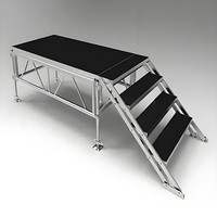 Scène portable, scène à étages, plateforme de scène en acier pour événements