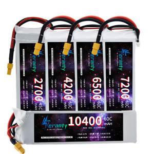Batería de 11.1V 3S 1500MAH-10400MAH 45C/60C con Conector XT60 para Aviones RC, Helicópteros, Autos, Barcos, Camiones y Piezas - Product Image 1