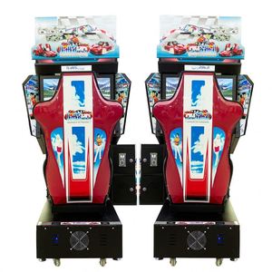 Máquina Simuladora de Carreras Arcade Multijugador con Cabina y Pantallas, Sistema de Conducción, Equipo para Centro de Entretenimiento, Auto de Carreras - Product Image 2