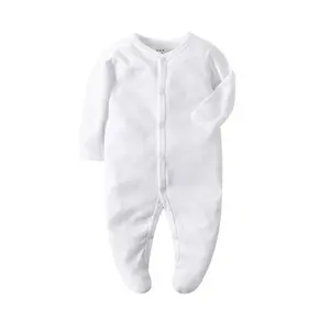 批发婴儿婴儿服装可爱舒适婴儿 100% 棉婴儿连裤从中国