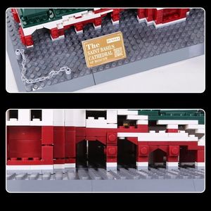 Wange briques blocs de construction moscou église <span class=keywords><strong>russe</strong></span> St Basils cathédrale jouet Architecture jouets pour enfants - Product Image 4