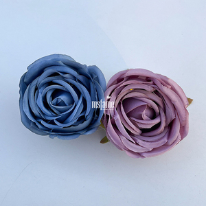 MSFAME Fiori di Seta per Decorazioni Matrimoniali e Feste, Teste di Rose Artificiali Vintage - Product Image 2