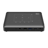 Projecteur vidéo de cinéma maison sans fil 3D 4K BT Full HD 1080P DLP Smart Android Mini LED WiFi 2G avec batterie intégrée P10 II
