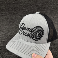 Casquettes de sport personnalisées, casquettes trucker vierges à visière incurvée, style Richardson 112, casquette trucker à 6 panneaux avec dos en maille et logo personnalisé