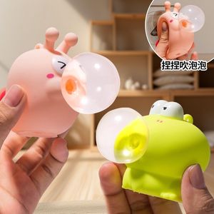 Jouet à presser souffleur de bulles en forme d'animal, jouet anti-stress sensoriel viral TikTok pour enfants, vente en gros - Product Image 5