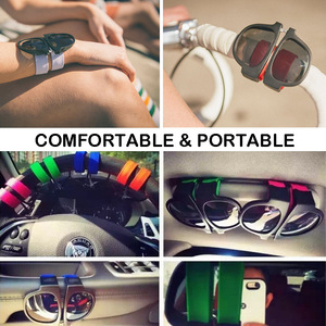 Nuevas Gafas de Sol Plegables con Diseño de Pulsera Qite, Lentes Coloridas con Película Protectora, para Ciclismo al Aire Libre 2026 - Product Image 3