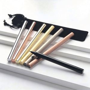 Simple Luxury Metal Ballpoint <b>Pens</b> Wholesale Gel <b>Pens</b> Slim Signature <b>Pens</b> with Custom logo for Corporate Event Advertising Gifts - Product Image 3