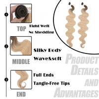 Extensions de cheveux synthétiques ondulés de 26 pouces, 120g, en fibre ignifuge haute température, prix de gros