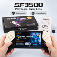 Console de jeu portable SF3500, écran HD de 5 pouces, jeux rétro, double joystick, batterie rechargeable de 3500 mAh, mise en miroir sur TV