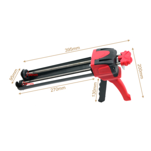 Pistola de calafateo Manual de doble componente, sellador, cartuchos adhesivos, tubos, 3:1, 585ml - Product Image 6