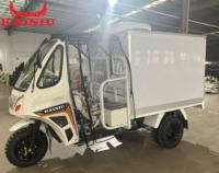Прямые продажи с завода: Грузовой трицикл KAINIU с закрытым кузовом, 3 колеса, 300 куб. см, усиленный, высокой грузоподъемности, индивидуальный дизайн