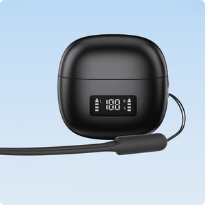 Đen Đúng Không Dây Earbuds Với Thông Minh LED Hiển Thị Sạc Trường Hợp Bt5.<span class=keywords><strong>4</strong></span> Trong Tai TWS Stereo Tai Nghe Không Tiếng Ồn Hủy Bỏ - Product Image 2