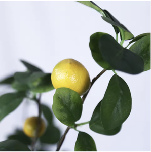 Vente en gros d'arbres fruitiers artificiels miniatures en plastique écologiques, calamondins et clementines, décorations d'intérieur pour Noël et Pâques - Product Image 3