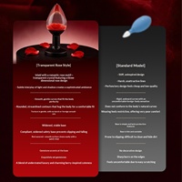 Plug anal en résine en forme de rose, stimulateur anal, dilatateur anal, jouet sexuel pour adultes, plaisir personnel, S, M, L, lot de 3 pièces