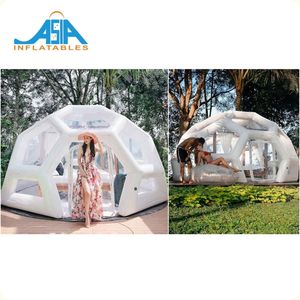 Tienda de Campaña Domo de PVC de Una Sola Capa para Exteriores, Habitación de <span class=keywords><strong>Hotel</strong></span> Inflable Redonda Tipo <span class=keywords><strong>Burbuja</strong></span> para Acampar en el Patio Trasero Familiar - Product Image 6