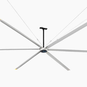 LONGWELL özel yüksek hacimli 8ft 10ft 10ft kapalı/açık düşük gürültü endüstriyel HVLS Fan büyük tavan fanı mükemmel havalandırma için - Product Image 2