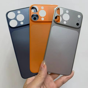 <span class=keywords><strong>Funda</strong></span> Trasera Ultrafina Mate <span class=keywords><strong>Original</strong></span> AG para <span class=keywords><strong>iPhone</strong></span> 17 16 15 14 13 Pro Max, Adhesivo Brillante que Convierte Instantáneamente la Cubierta del 17 en un Acabado Brillante - Product Image 1