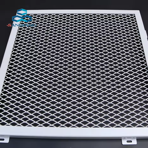 Revestimiento de caucho pintado fachada níquel acero inoxidable elevado 4 pies x 8 pies hojas rampa de estuco malla metálica expandida/marco - Product Image 5