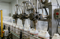 Machine de remplissage automatique commerciale haute précision pour savon liquide, liquide vaisselle, après-shampoing, miel et shampoing en verre