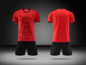 Jersey Sepak Bola Custom Print Logo Nama Nomor OEM ODM, Seragam Latihan Sepak Bola, Set Pakaian Olahraga Keluarga Seragam untuk Anak-anak dan Pria - Product Image 3