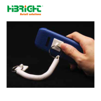 Boîte à câble rétractable en plastique durable Hibright HBE-HK avec enrouleur de câble en acier, conception antivol sécurisée et crochets de présentation