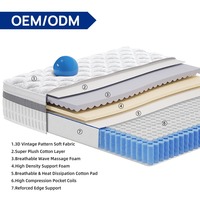 Matelas hybride OEM/ODM à ressorts ensachés ignifuge et mousse à mémoire de forme, taille unique, pour chambre à coucher - Fournisseur
