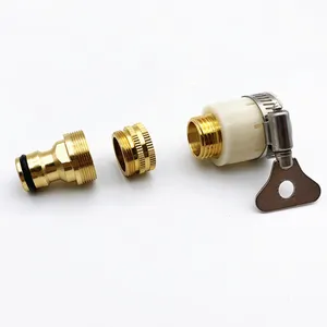 Adaptadores universales de grifo de manguera de 15-23mm, Conector de grifo de plástico duradero para manguera de agua de jardín, accesorio de tubería, herramienta de riego para jardín - Product Image 4