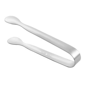 Tongs à thé et à sucre modernes de haute qualité <span class=keywords><strong>avec</strong></span> logo personnalisé, en acier inoxydable 304, finition miroir, 4 pouces, mini, pour le service - Product Image 2