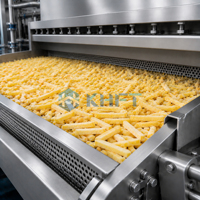 IQF Fluidized Bed Tunnelvriezer voor frieten, groenten, fruit en zeevruchten