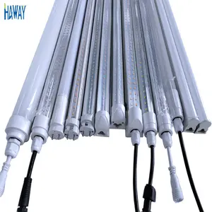 High lumen T5 T8 T10 T12 18W 36W 60W 110lm/W 130lm/W 150lm/W 160lm/W IP65 impermeabile LED Tube Light per la fabbrica cinese