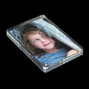 Cadre photo rectangulaire magnétique sans cadre en acrylique <span class=keywords><strong>MiYu</strong></span>, best-seller, cristal, 4x6 pouces - Product Image 5