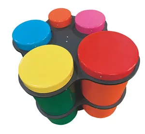 Moetry Creatieve Ontwerp Outdoor Muzikale Speeltoestellen Kinderen Percussie Spelen Instrument Kleurrijke Drums