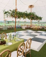 Panneau de sol de danse de haute qualité 24*20 pieds en cerisier, étanche, pour mariage, vente en gros