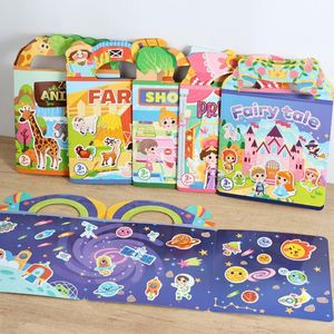 Libros de Pegatinas Creativos Reutilizables con 6 Temas Divertidos y Coloridos para Niños y Niñas de 3 a 6 Años, Regalos de Cumpleaños y Navidad - Product Image 5