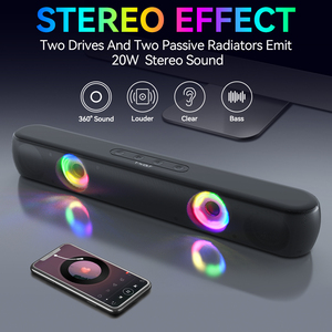 ลำโพงเกมมิ่ง T-<span class=keywords><strong>WOLF</strong></span> B320 สีสันสดใส พร้อมไฟ สำหรับเดสก์ท็อป เครื่องเล่นเพลงไร้สาย รองรับ AUX/การ์ด <span class=keywords><strong>TF</strong></span> ใช้ได้ที่บ้าน/ออฟฟิศ/งานปาร์ตี้ - Product Image 4
