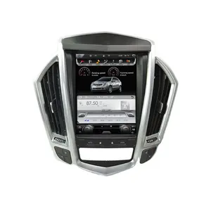Tesla tarzı araba GPS navigasyon Cadillac SRX 2009-2012 için Android 9 radyo multimedya oynatıcı otomatik Stereo kafa ünitesi otomatik ses 4K