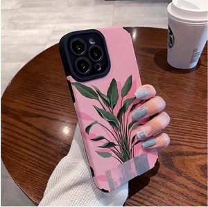 Custodia custodia per telefono cellulare in pelle sintetica con stampa foglie verdi in vaso per <span class=keywords><strong>Iphone</strong></span> 8 X Xr Xs 11 <span class=keywords><strong>12</strong></span> 13 14 15 16 17 Pro Max - Product Image 5