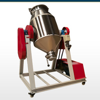 Mélangeur de nourriture à tambour en acier inoxydable de 100kg/100L engrais alimentation en poudre sèche équipement de mélange de grains en plastique