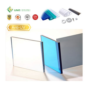 Lámina de <span class=keywords><strong>techo</strong></span> sólida de <span class=keywords><strong>policarbonato</strong></span> de 12mm transparente para recintos de piscina - Product Image 2