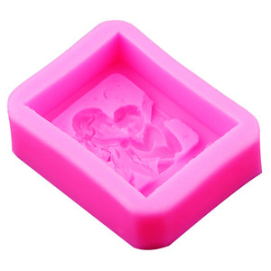 Khuôn làm xà phòng, nến, bánh chocolate hình chữ cái DIY bằng silicon: Mẹ ôm bé & chữ I LOVE MUM - Product Image 3