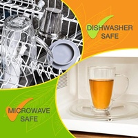 Tasse à thé à double paroi de 450 ml / 15 OZ avec fond extra épais et infuseur / filtre en acier inoxydable 304 pour le thé
